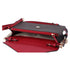 Michael Kors Jet Set Travel Small Signature Clutch Crossbody Brown Crimson Red Michael Kors Handbags & Purses